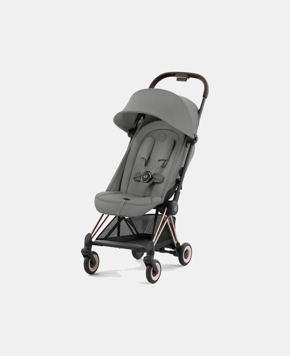 522004255.jpg Carucior Coya Mirage Grey cadru Rosegold Cybex Platinum - imagine 1