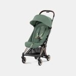 Carucior Coya Leaf Green cadru Rosegold Cybex Platinum