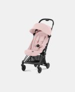 Carucior Coya Peach Pink cadru Matt Black Cybex Platinum