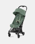 Carucior Coya Leaf Green cadru Matt Black Cybex Platinum - imagine 2