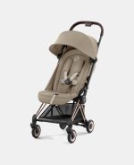 Carucior Coya Cozy Beige cadru Rosegold Cybex Platinum - imagine 2