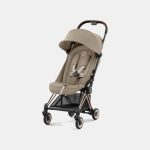 Carucior Coya Cozy Beige cadru Rosegold Cybex Platinum