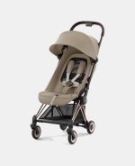 Carucior Coya Cozy Beige cadru Rosegold Cybex Platinum - imagine 4