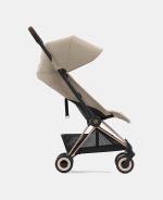 Carucior Coya Cozy Beige cadru Rosegold Cybex Platinum - imagine 5