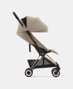 Carucior Coya Cozy Beige cadru Rosegold Cybex Platinum - imagine 6