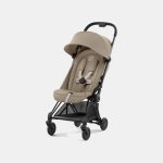 Carucior Coya Cozy Beige cadru Matt Black Cybex Platinum