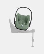 Scoică Auto pentru Copii Cloud T i-Size Plus Leaf Green Cybex Platinum - imagine 8