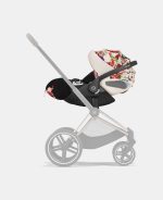 Carucior 2 in 1 Landou Priam Lux pentru căruciorul Priam Fashion Collections Spring Blossom Light + Cadru Carucior pentru Copii Priam Matt Black + Parte Sport Carucior Priam Fashion Collections Spring Blossom Light Beige Cybex Fashion - imagine 21