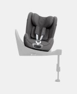 Scaun Auto pentru Copii Sirona T i-Size Plus Mirage Grey Cybex Platinum - imagine 5