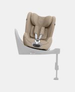 Scaun Auto pentru Copii Sirona T i-Size Plus Cozy Beige Cybex Platinum - imagine 5