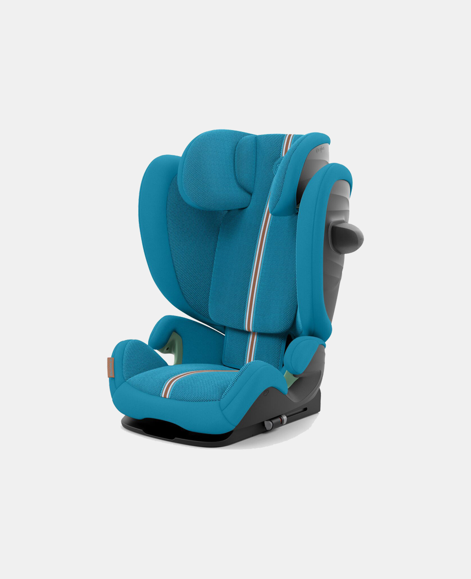 523001105.jpg Scaun Auto pentru Copii SOLUTION G I-FIX Beach Blue Plus Cybex Gold - imagine 1