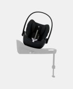 Scoică Auto pentru Copii Cloud G i-SIZE PLUS Moon Black Cybex Gold - imagine 7