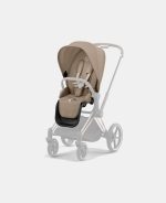 Carucior 2 in 1 Cadru Cărucior pentru Copii e-Priam Rosegold + Landou PRIAM Lux Cozy Beige + Parte Sport Carucior Priam Cozy Beige Cybex Platinum - imagine 13