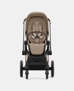 Carucior 2 in 1 Cadru Cărucior pentru Copii e-Priam Rosegold + Landou PRIAM Lux Cozy Beige + Parte Sport Carucior Priam Cozy Beige Cybex Platinum - imagine 14