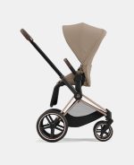 Carucior 2 in 1 Cadru Cărucior pentru Copii e-Priam Rosegold + Landou PRIAM Lux Cozy Beige + Parte Sport Carucior Priam Cozy Beige Cybex Platinum - imagine 17