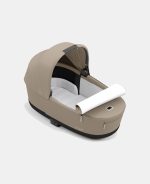 Carucior 2 in 1 Cadru Cărucior pentru Copii e-Priam Rosegold + Landou PRIAM Lux Cozy Beige + Parte Sport Carucior Priam Cozy Beige Cybex Platinum - imagine 8