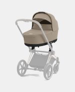 Carucior 2 in 1 Cadru Cărucior pentru Copii e-Priam Rosegold + Landou PRIAM Lux Cozy Beige + Parte Sport Carucior Priam Cozy Beige Cybex Platinum - imagine 12