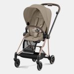 Carucior Sport Mios: Cadru Carucior pentru Copii Mios Rosegold + Parte Sport Carucior MIOS Cozy Beige Cybex Platinum Cadru Carucior pentru Copii Mios Rosegold Cybex Platinum