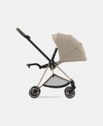 Carucior 2 in 1 : Cadru Carucior pentru Copii Mios Chrome Black + Parte Sport Carucior MIOS Cozy Beige + Scoică Auto pentru Copii Cloud T i-Size Plus Cozy Beige Cybex Platinum - imagine 7