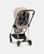 Carucior 2 in 1 : Cadru Carucior pentru Copii Mios Chrome Black + Parte Sport Carucior MIOS Cozy Beige + Scoică Auto pentru Copii Cloud T i-Size Plus Cozy Beige Cybex Platinum - imagine 10
