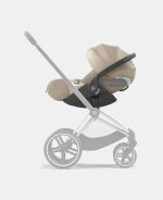 Carucior 2 in 1 : Cadru Carucior pentru Copii Mios Chrome Black + Parte Sport Carucior MIOS Cozy Beige + Scoică Auto pentru Copii Cloud T i-Size Plus Cozy Beige Cybex Platinum - imagine 17