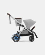 Cărucior pentru copii eGazelle S SLV Stone Grey Cybex Gold - imagine 2