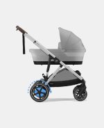 Cărucior pentru copii eGazelle S SLV Stone Grey Cybex Gold - imagine 5