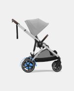 Cărucior pentru copii eGazelle S SLV Stone Grey Cybex Gold - imagine 9