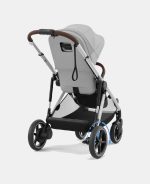Cărucior pentru copii eGazelle S SLV Stone Grey Cybex Gold - imagine 10