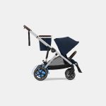 Cărucior pentru copii eGazelle S SLV Ocean Blue Cybex Gold