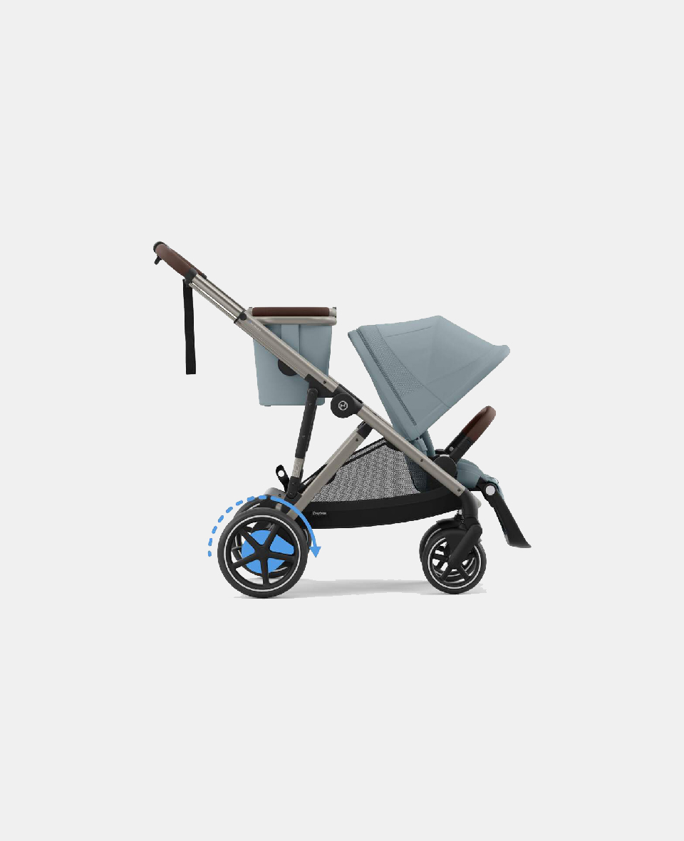 524000535.jpg Cărucior pentru copii eGazelle S TPE Stormy Blue Cybex Gold - imagine 1