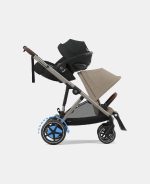 Cărucior pentru copii eGazelle S TPE Almond Beige Cybex Gold - imagine 7