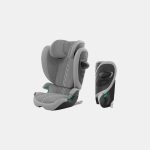 Scaun Auto pentru Copii Solution G2 I-Fix Stone Grey Plus Cybex Gold