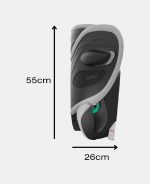 Scaun Auto pentru Copii Solution G2 I-Fix Stone Grey Plus Cybex Gold - imagine 9