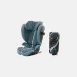 Scaun Auto pentru Copii Solution G2 I-Fix Stormy Blue Plus Cybex Gold