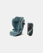 Scaun Auto pentru Copii Solution G2 I-Fix Stormy Blue Plus Cybex Gold