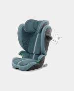 Scaun Auto pentru Copii Solution G2 I-Fix Stormy Blue Plus Cybex Gold - imagine 3