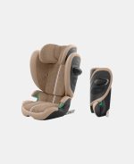 Scaun Auto pentru Copii Solution G2 I-Fix Almond Beige Plus Cybex Gold - imagine 2