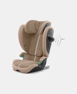 Scaun Auto pentru Copii Solution G2 I-Fix Almond Beige Plus Cybex Gold - imagine 4