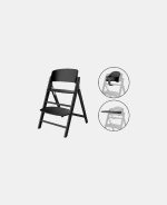 Scaun de masa bebe Inalt 3 in 1 Click & Fold Stunning Black Cybex Gold