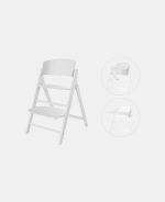 Scaun de masa bebe Inalt 3 in 1 Click & Fold All White Cybex Gold - imagine 2