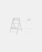 Scaun de masa bebe Inalt 3 in 1 Click & Fold All White Cybex Gold