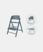 Scaun de masa bebe Inalt 3 in 1 Click & Fold Stone Blue Cybex Gold - imagine 2