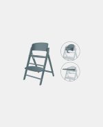 Scaun de masa bebe Inalt 3 in 1 Click & Fold Stone Blue Cybex Gold