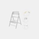 Scaun de masa bebe Inalt 4 in 1 Click & Fold All White Cybex Gold