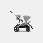 Cărucior pentru copii GAZELLE S SLV Stone Grey Cybex Gold