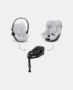 Scoică Auto pentru Copii Cloud G i-SIZE Fog Grey Cybex Gold - imagine 7
