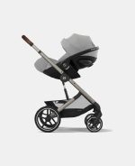Scoică Auto pentru Copii Cloud G i-SIZE PLUS Stone Grey Cybex Gold - imagine 10