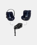 Scoică Auto pentru Copii Cloud G i-SIZE Plus Ocean Blue Cybex Gold - imagine 8