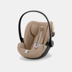 Scoică Auto pentru Copii Cloud G i-SIZE Plus Almond Beige Cybex Gold